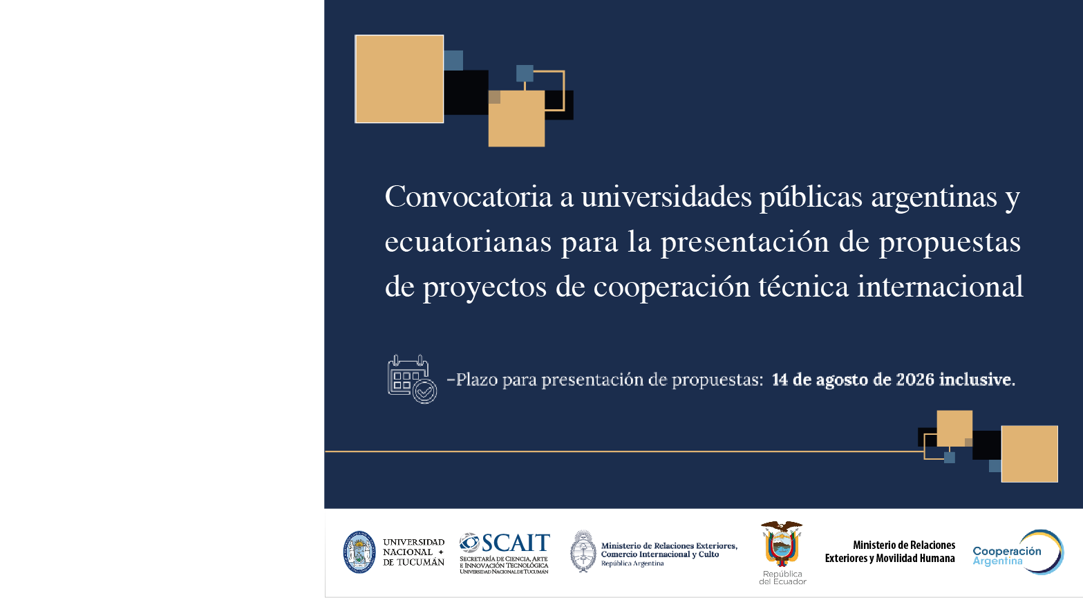 Convocatoria Ecuador WEB